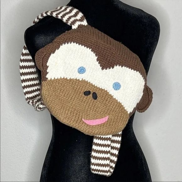BLABLA KIDS  Brown Monkey Backpack - A super cute bag for your little one! - Picture 7 of 9